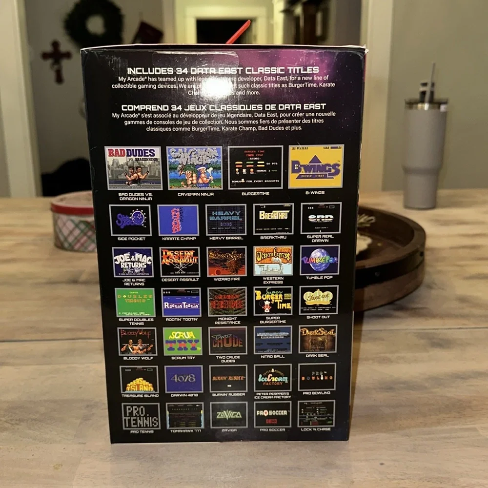 My Arcade Data East Classics Mini Player - 10 Inch Retro Arcade Machine Cabinet